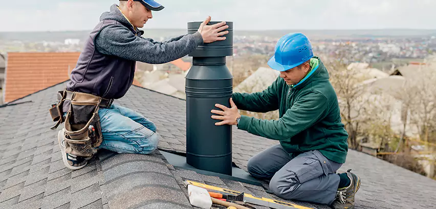 Chimney Flashing Replacement for Storm Damage in Belleville
