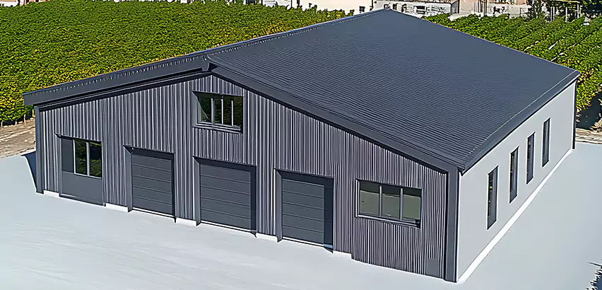Corrugated Garage Roof Repair in Belleville