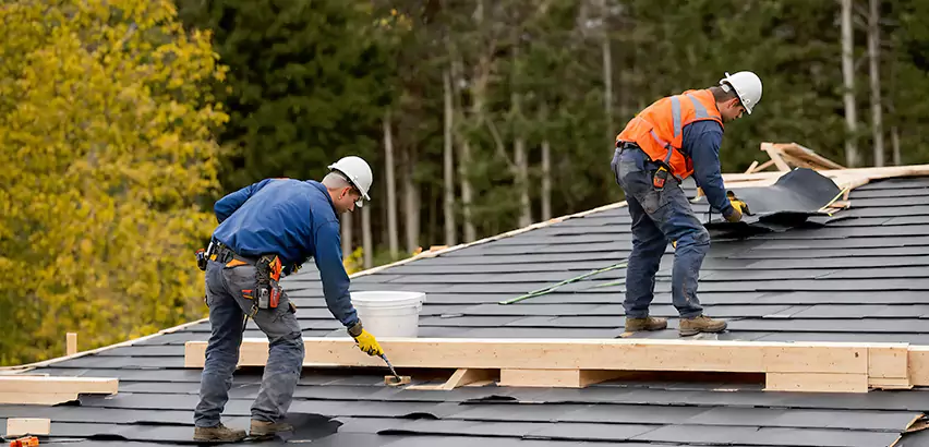 Garage Felt Roof Replacement in Belleville
