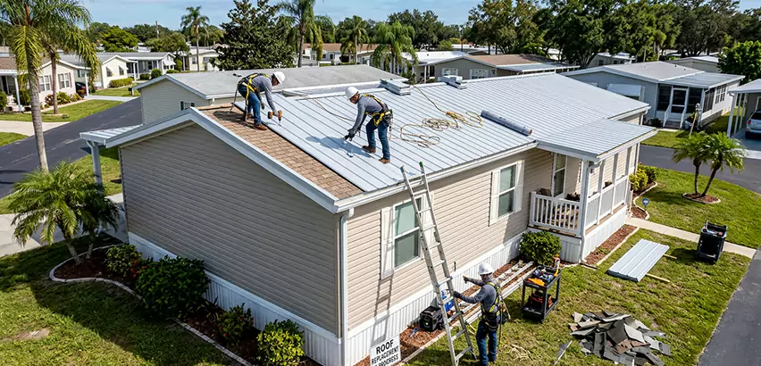 Mobile Home Metal Roof Replacement in Belleville