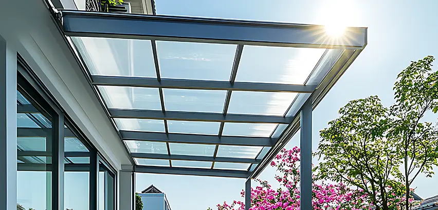 Glass Patio Roof Installation in Belleville