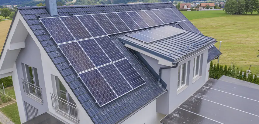 Residential Solar Roof Installation in Belleville