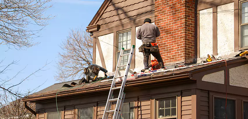 Roof Siding Trim Repair in Belleville