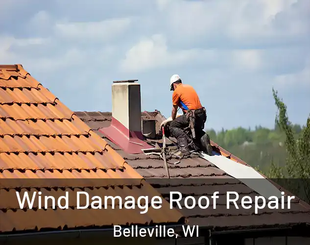  Wind Damage Roof Repair Belleville, WI